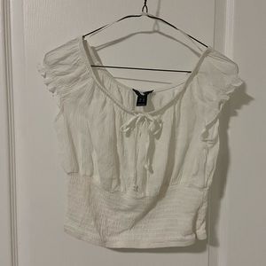 Very cute white baby doll top size M